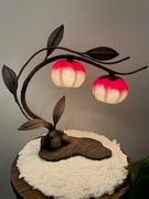 Flat Ivy Down 2 (Red Acrylic)